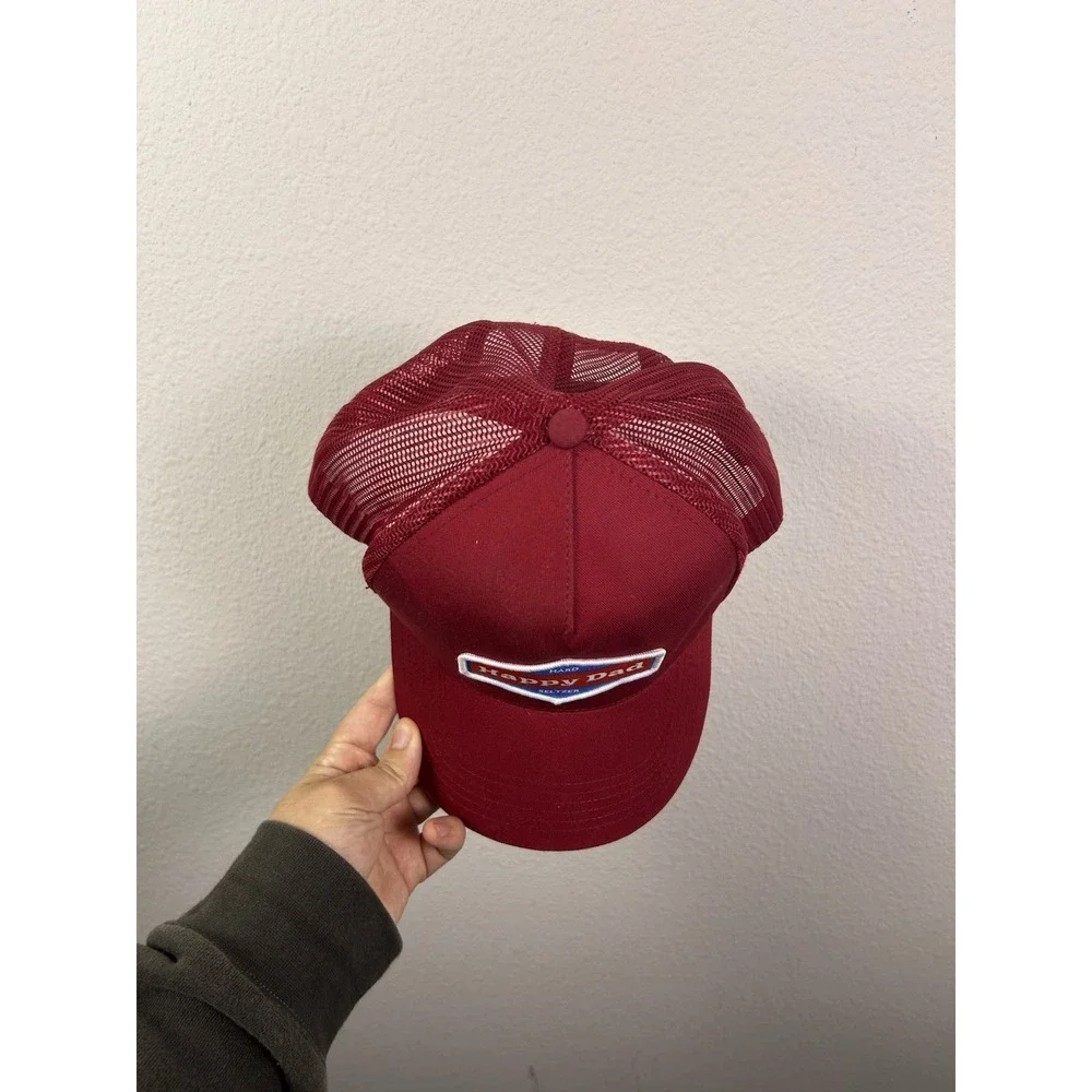 Happy Dad Red Trucker Hat